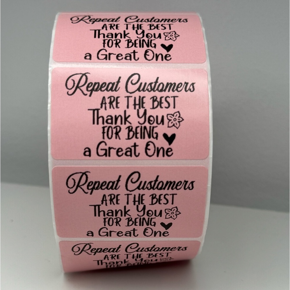100pcs Repeat CustomersAppreciation Decorative Stickers new - Picture 11 of 13